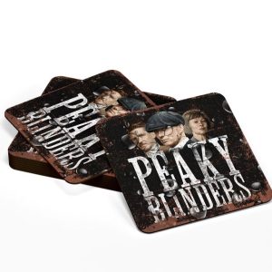 Wooden coasters Peaky blinders