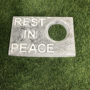Rest in peace plaque
