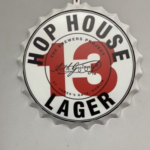 Metal bottle top  Hop House