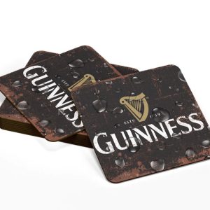 Wooden coasters Guinness
